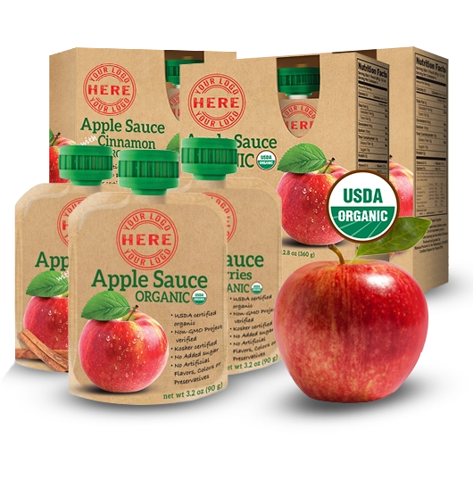 Manzana organic apple pouches